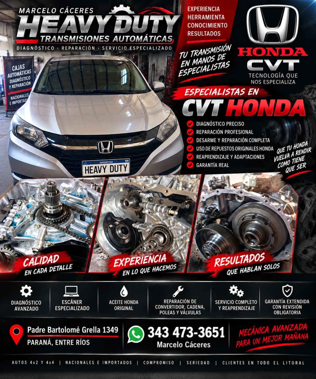 Especialistas en CVT Honda